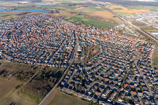 Photographie aérienne de Quartier Sankt Leon in St. Leon-Rot dans le département Bade-Wurtemberg, Allemagne