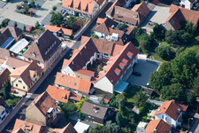 Photographie aérienne de Rue de la gare à Kandel dans le département Rhénanie-Palatinat, Allemagne