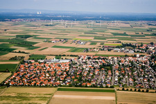 Quartier Herxheim in Herxheim bei Landau dans le département Rhénanie-Palatinat, Allemagne hors des airs