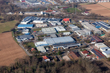 Photographie aérienne de Zone industrielle de Große Ahlmühle à Rohrbach dans le département Rhénanie-Palatinat, Allemagne