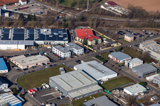 Vue aérienne de Zone industrielle Große Ahlmühle, RELINEEUROPE à Rohrbach dans le département Rhénanie-Palatinat, Allemagne