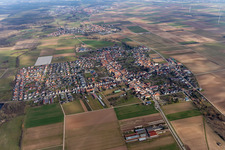 Photographie aérienne de Quartier Ottersheim in Ottersheim bei Landau dans le département Rhénanie-Palatinat, Allemagne