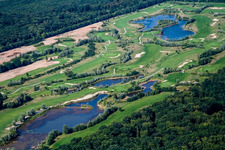 Photographie aérienne de Club de golf Landgut Dreihof SÜW à Essingen dans le département Rhénanie-Palatinat, Allemagne