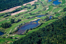 Club de golf Landgut Dreihof SÜW à Essingen dans le département Rhénanie-Palatinat, Allemagne d'en haut