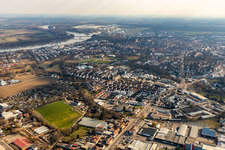 Vue aérienne de Speyer dans le département Rhénanie-Palatinat, Allemagne