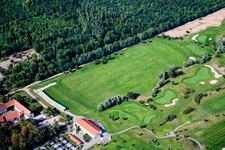 Vue aérienne de Club de golf Landgut Dreihof SÜW à le quartier Dreihof in Essingen dans le département Rhénanie-Palatinat, Allemagne