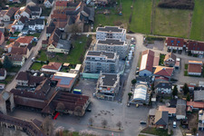 Photographie aérienne de Nouveaux bâtiments Sylvanerstr à le quartier Schweigen in Schweigen-Rechtenbach dans le département Rhénanie-Palatinat, Allemagne