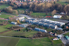 Vue aérienne de Lycée Stanislas à le quartier Altenstadt in Wissembourg dans le département Bas Rhin, France