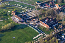 Photographie aérienne de Domaine de campagne golf Dreihof - GOLF absolu à le quartier Dreihof in Essingen dans le département Rhénanie-Palatinat, Allemagne