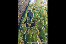 Domaine de campagne golf Dreihof - GOLF Absolute à le quartier Dreihof in Essingen dans le département Rhénanie-Palatinat, Allemagne d'en haut