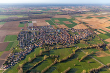 Image drone de Steinweiler dans le département Rhénanie-Palatinat, Allemagne