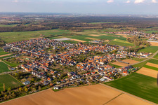 Quartier Ottersheim in Ottersheim bei Landau dans le département Rhénanie-Palatinat, Allemagne d'en haut