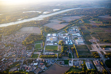 Vue aérienne de Dow Agrosciences à Drusenheim dans le département Bas Rhin, France