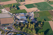 Vue aérienne de La crèche d'Europa-Park fermée en raison du confinement lié au coronavirus à Rust dans le département Bade-Wurtemberg, Allemagne