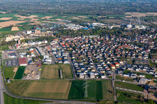 Vue aérienne de Le parc à thème Europa-Park est fermé en raison du confinement dû au coronavirus à Rust dans le département Bade-Wurtemberg, Allemagne