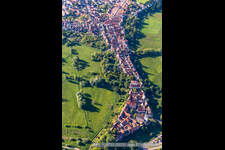 Vue aérienne de Ludwigstr. à Jockgrim dans le département Rhénanie-Palatinat, Allemagne