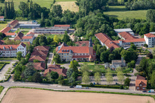 Vue aérienne de Centre de soutien Caritas Saint-Laurentius et Paul à Landau in der Pfalz dans le département Rhénanie-Palatinat, Allemagne