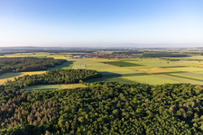 Grettstadt dans le département Bavière, Allemagne depuis l'avion