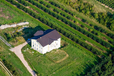Vue aérienne de Großkarlbach dans le département Rhénanie-Palatinat, Allemagne