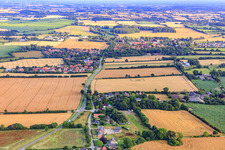 Vue aérienne de Quartier de Heuberg-Langballigkaten à le quartier Unewattfeld in Langballig dans le département Schleswig-Holstein, Allemagne