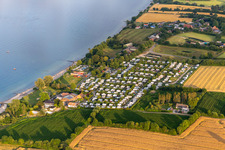 Vue aérienne de Camping-platz-nordstern : Stefan Brieskorn au Seebadeanstalt Norgaardholz à le quartier Norgaardholz in Steinberg dans le département Schleswig-Holstein, Allemagne