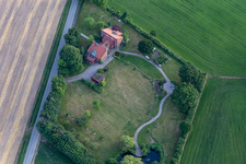 Vue aérienne de Quartier Roikier in Steinbergkirche dans le département Schleswig-Holstein, Allemagne