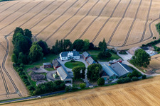 Vue aérienne de Centre de recyclage Philipsthal GmbH à le quartier Roikier in Steinbergkirche dans le département Schleswig-Holstein, Allemagne