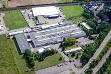 Quartier Neudorf in Graben-Neudorf dans le département Bade-Wurtemberg, Allemagne hors des airs