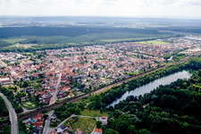 Enregistrement par drone de Quartier Neudorf in Graben-Neudorf dans le département Bade-Wurtemberg, Allemagne