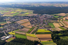 Photographie aérienne de Rheinzabern dans le département Rhénanie-Palatinat, Allemagne