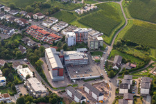 Vue aérienne de Hôpital Landau-SÜW à Bad Bergzabern dans le département Rhénanie-Palatinat, Allemagne