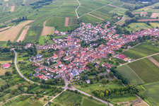 Göcklingen dans le département Rhénanie-Palatinat, Allemagne d'en haut