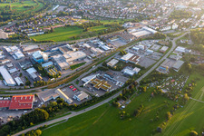 Vue aérienne de Zone industrielle Robert-Bürkle-Straße à Freudenstadt dans le département Bade-Wurtemberg, Allemagne