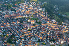 Le plus grand marché d'Allemagne à Freudenstadt dans le département Bade-Wurtemberg, Allemagne d'en haut