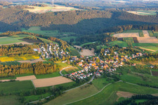Vue aérienne de Quartier Fürnsal in Dornhan dans le département Bade-Wurtemberg, Allemagne