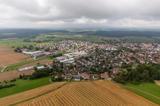 Dunningen dans le département Bade-Wurtemberg, Allemagne d'en haut