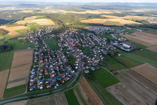 Vue oblique de Quartier Herrenzimmern in Bösingen dans le département Bade-Wurtemberg, Allemagne