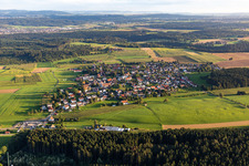 Vue aérienne de Quartier Hausen ob Rottweil in Rottweil dans le département Bade-Wurtemberg, Allemagne