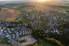 Quartier Herrenzimmern in Bösingen dans le département Bade-Wurtemberg, Allemagne d'en haut