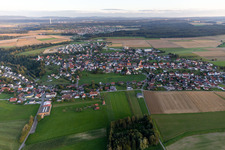 Quartier Herrenzimmern in Bösingen dans le département Bade-Wurtemberg, Allemagne hors des airs