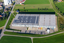 Photographie aérienne de Locaux de l'usine Beurer GmbH à Uttenweiler dans le département Bade-Wurtemberg, Allemagne