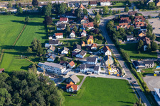 Vue aérienne de Quartier Kürnbach in Bad Schussenried dans le département Bade-Wurtemberg, Allemagne