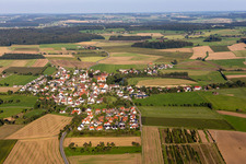 Vue aérienne de Quartier Michelwinnaden in Bad Waldsee dans le département Bade-Wurtemberg, Allemagne
