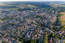 Vue aérienne de Quartier Steegen in Aulendorf dans le département Bade-Wurtemberg, Allemagne