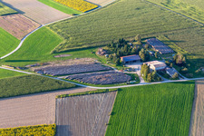 Vue aérienne de Chemin de la fontaine à le quartier Bierstetten in Bad Saulgau dans le département Bade-Wurtemberg, Allemagne