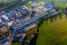 Vue aérienne de Site de l'usine à Bad Saulgau dans le département Bade-Wurtemberg, Allemagne