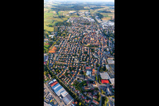 Vue aérienne de Vue de la ville du centre-ville à Bad Saulgau dans le département Bade-Wurtemberg, Allemagne