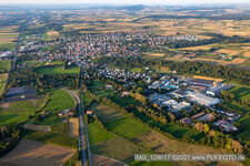 Vue aérienne de TU Mechanical and Plant Engineering GmbH, Eurostahl KG, Fensterle Construction Company GmbH à Ertingen dans le département Bade-Wurtemberg, Allemagne