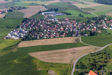 Vue aérienne de Quartier Zollenreute in Aulendorf dans le département Bade-Wurtemberg, Allemagne