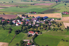 Vue aérienne de Quartier Hatzenturm in Wolpertswende dans le département Bade-Wurtemberg, Allemagne